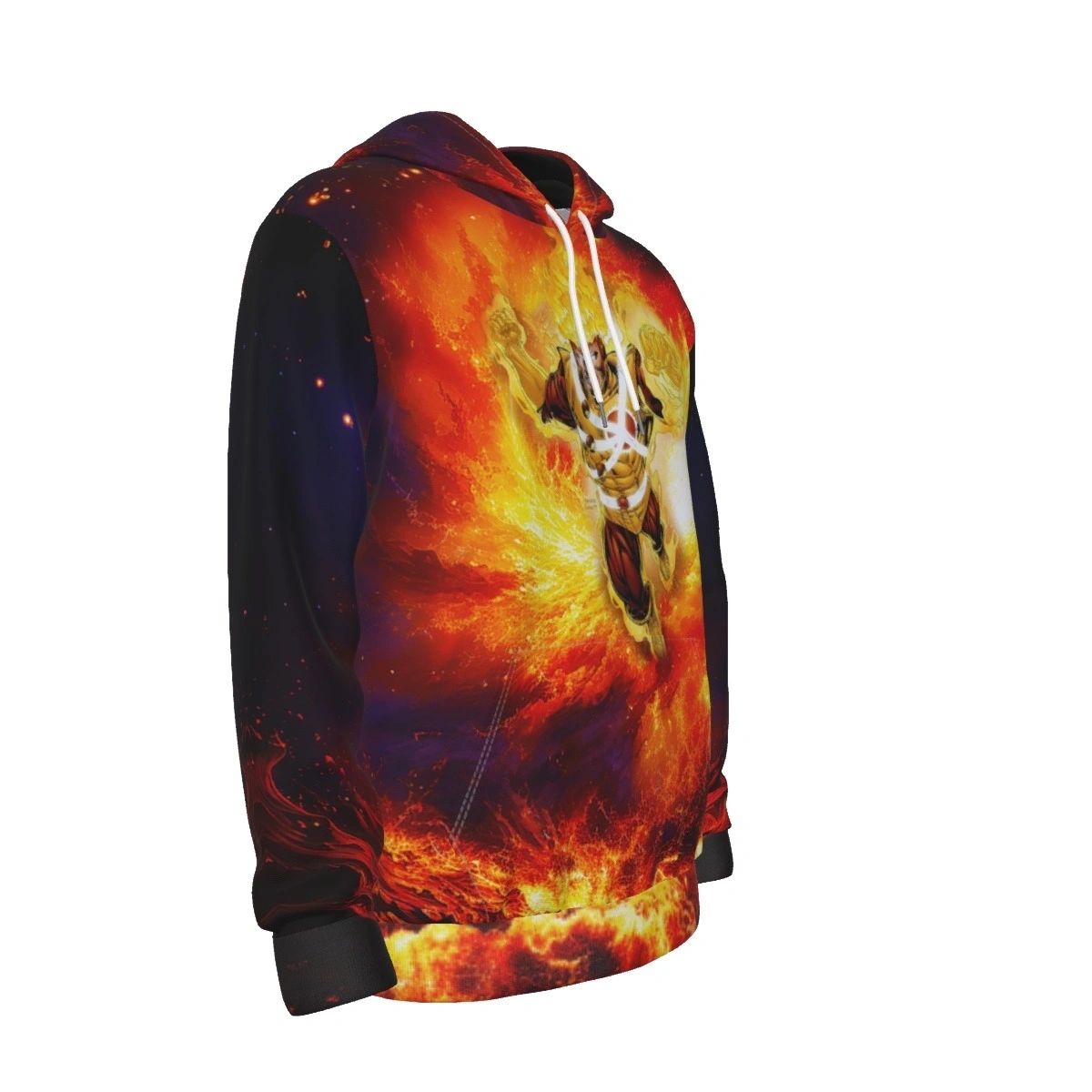 FIRESTORM FIRE ALL OVER PRINT HOODED SWEATSHIRT