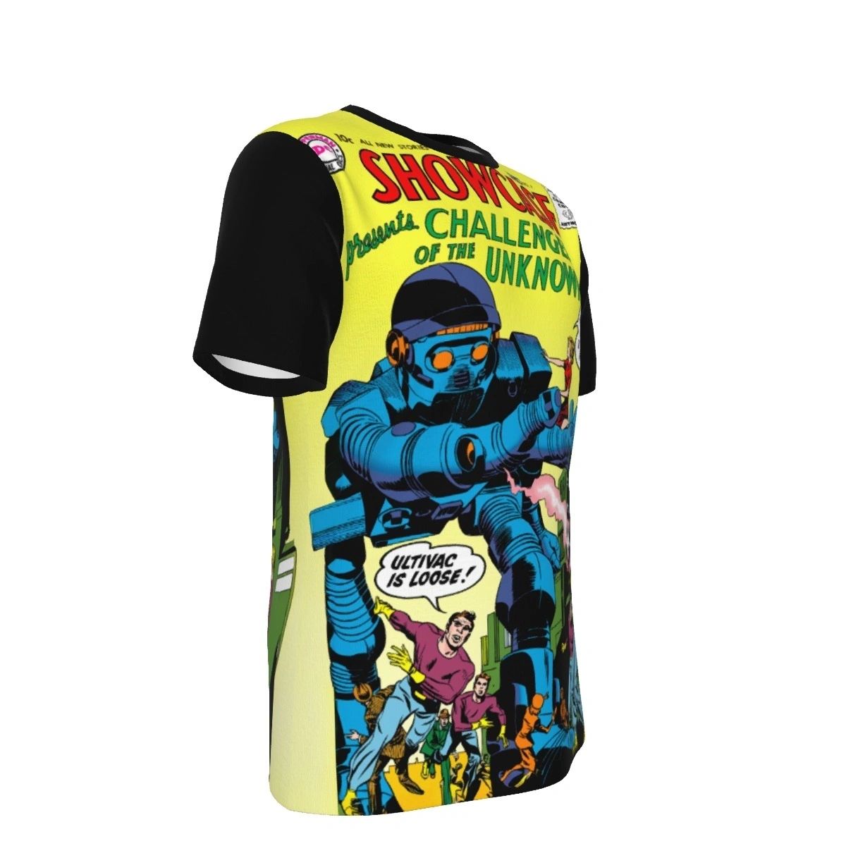 SHOWCASE 7 ALL OVER PRINT SHIRT AND TANK - JACK KIRBY ART - CHALLENGERS OF THE UNKNOWN