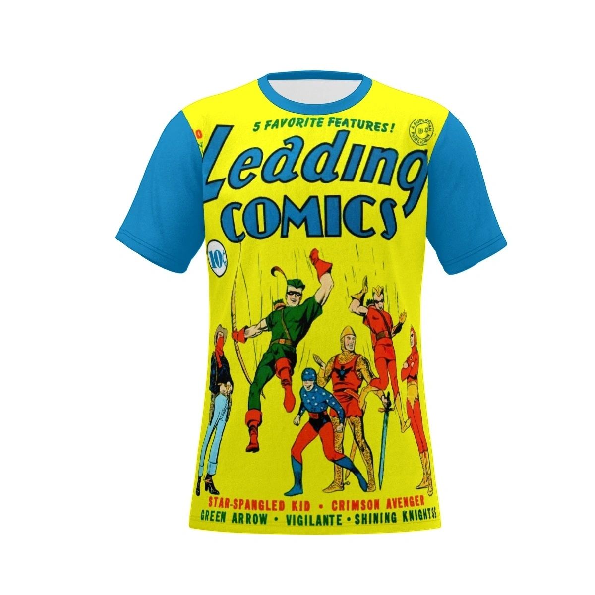 LEADING COMICS 1 ALL OVER PRINT SHIRT AND TANK