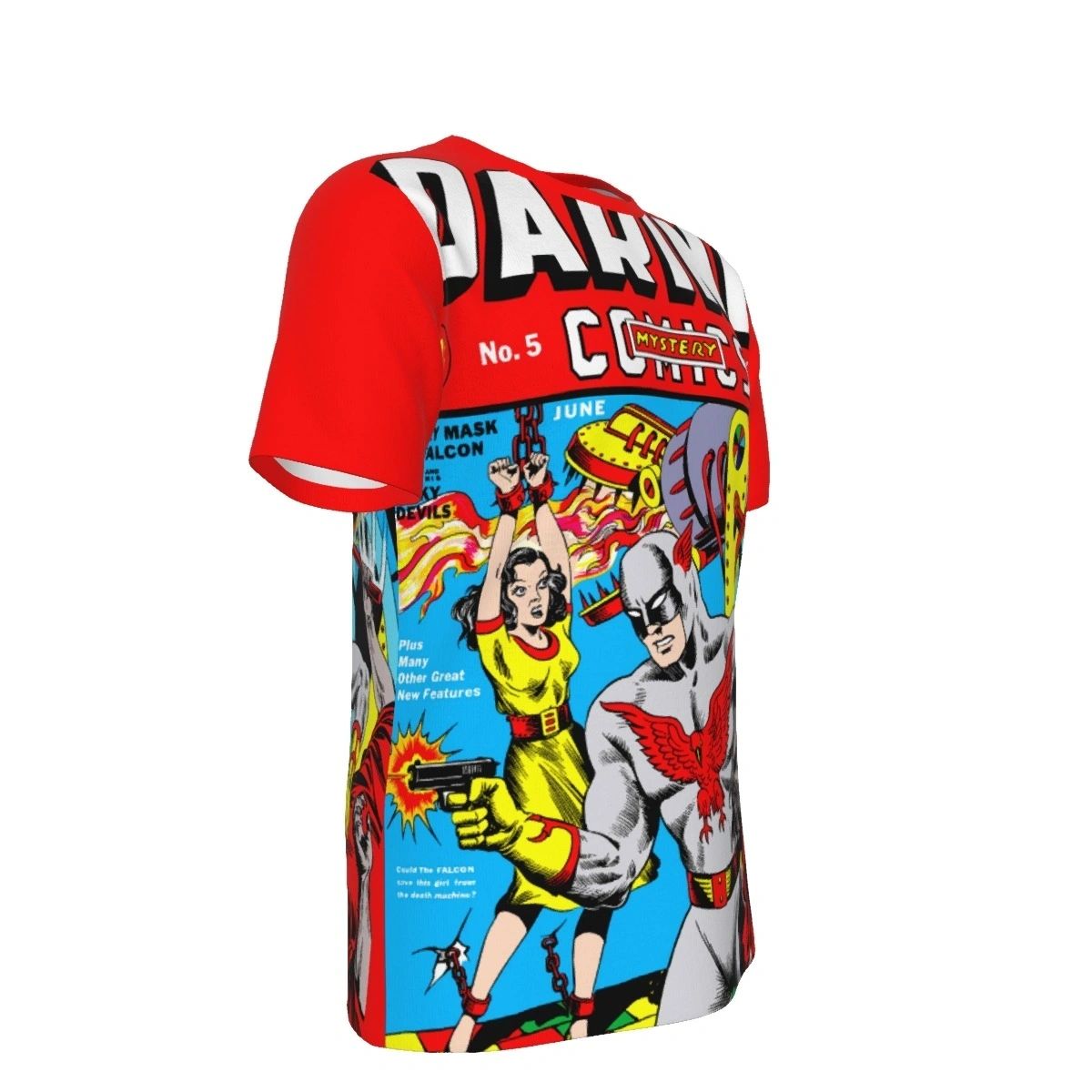 DARING MYSTERY COMICS 5 ALL OVER PRINT SHIRT AND TANK