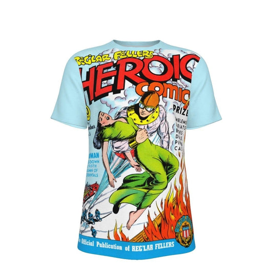 HEROIC COMICS 3 ALL OVER PRINT SHIRT AND TANK