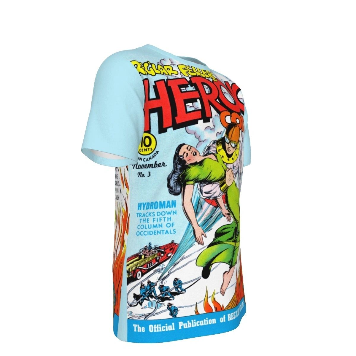 HEROIC COMICS 3 ALL OVER PRINT SHIRT AND TANK
