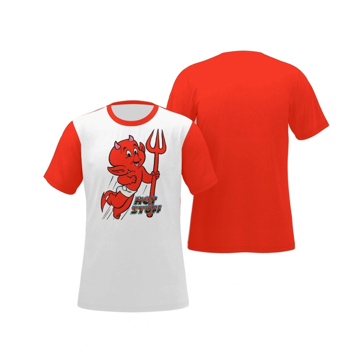 HOT STUFF HAPPY ALL OVER PRINT SHIRT AND TANK - AZRAEL