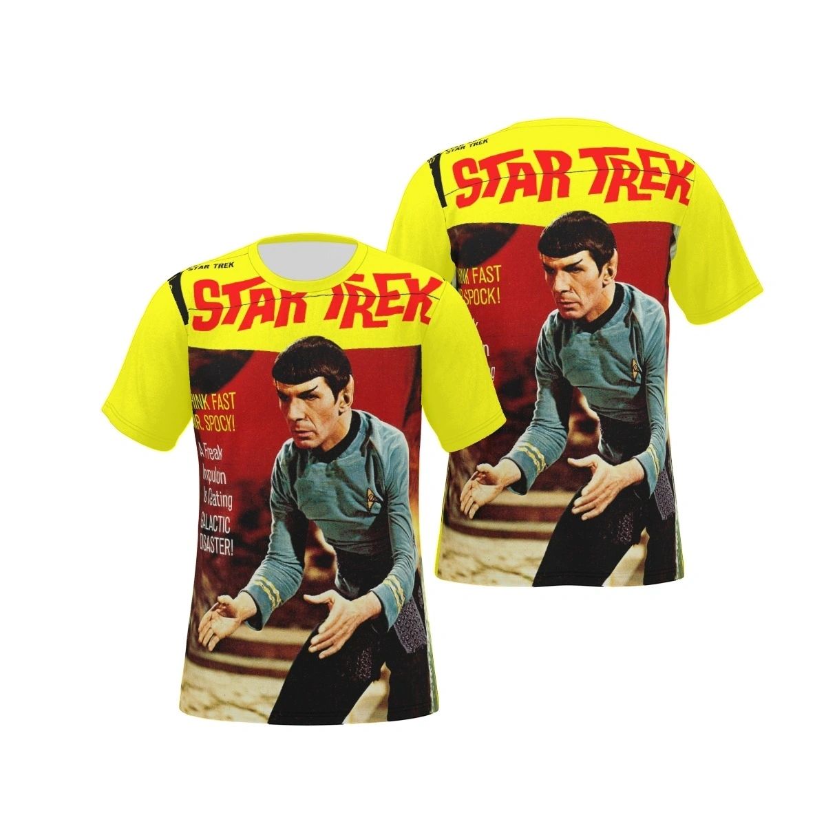 STAR TREK 6 ALL OVER PRINT SHIRT AND TANK