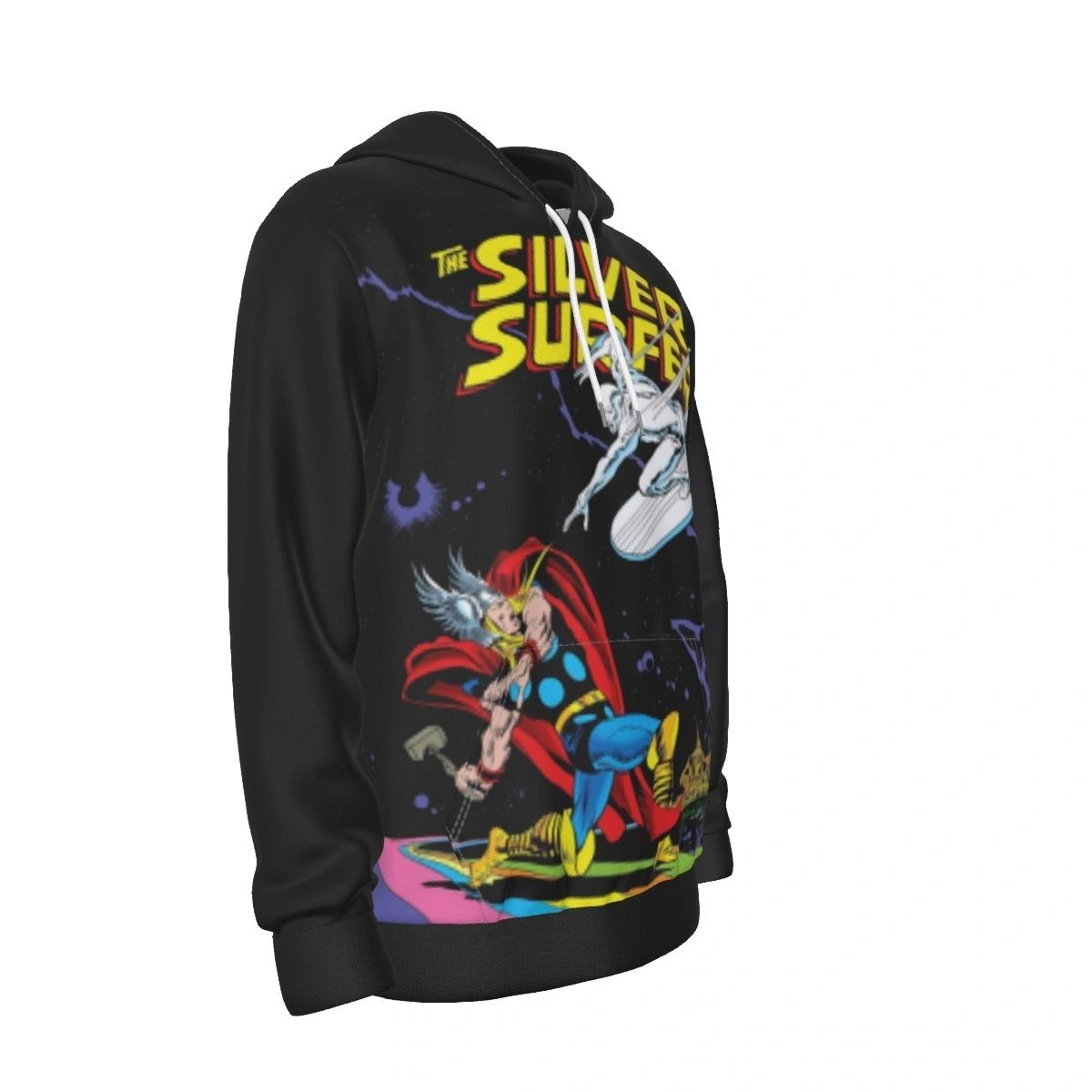 SILVER SURFER VS THOR HOODED SWEATSHIRT - SPECIAL BUY