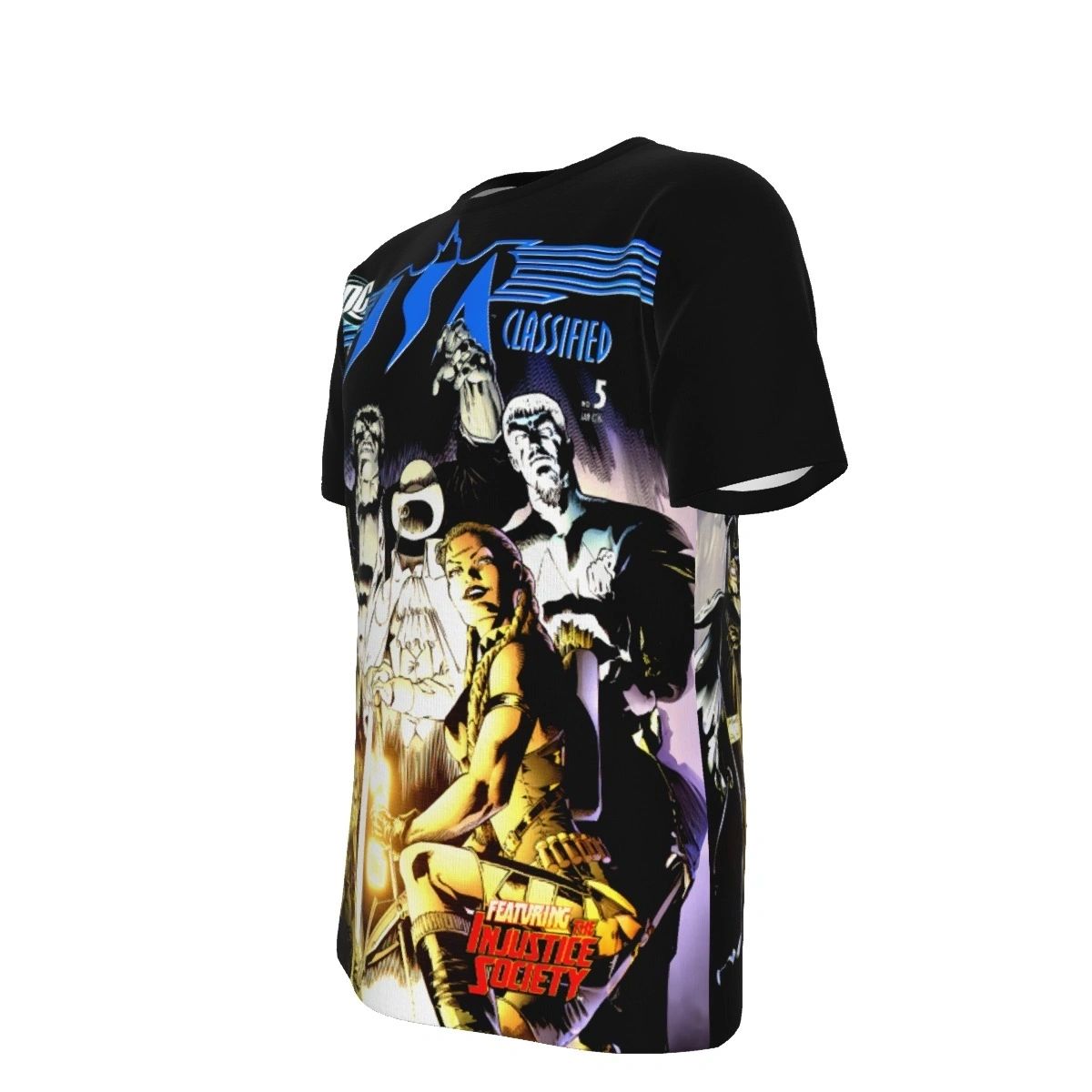 JSA CLASSIFIED 5 ALL OVER PRINT SHIRT AND TANK - INJUSTICE SOCIETY