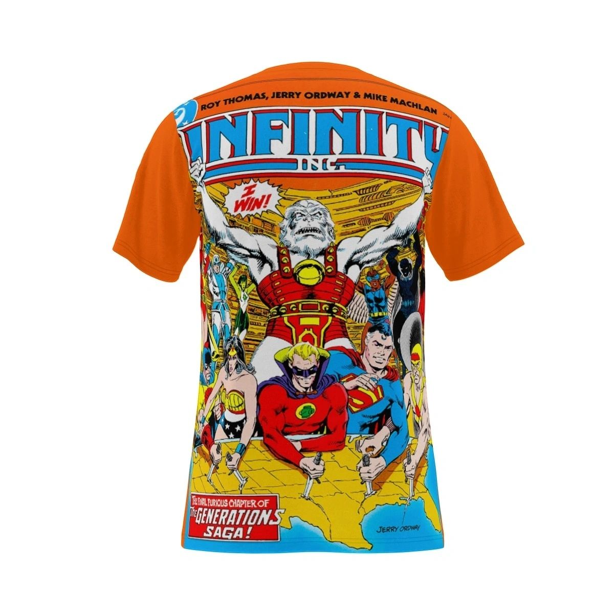INFINITY INC 10 ALL OVER PRINT SHIRT AND TANK -