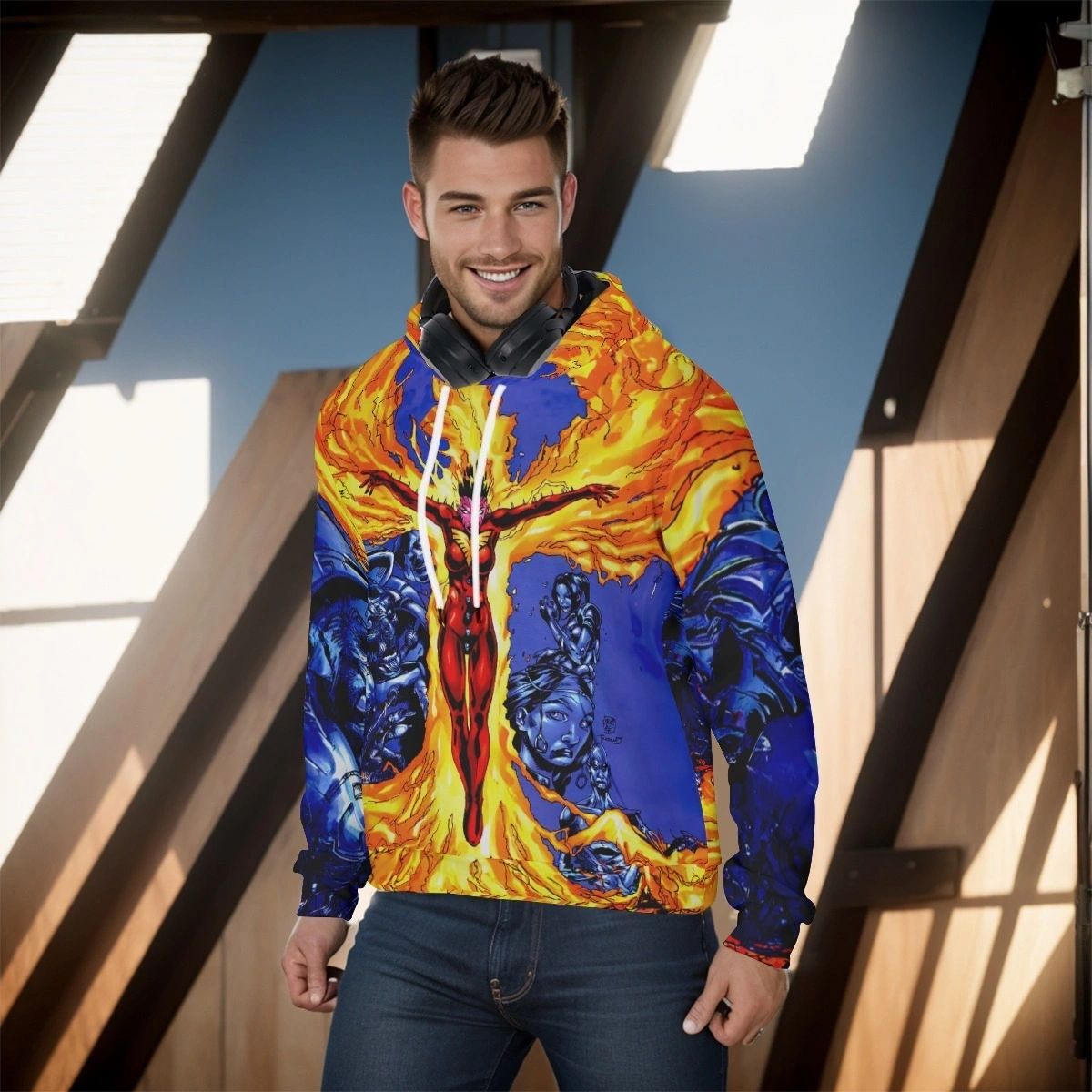 PHONEIX 1 HOODED SWEATSHIRT - SPECIAL BUY - RACHAEL SUMMERS