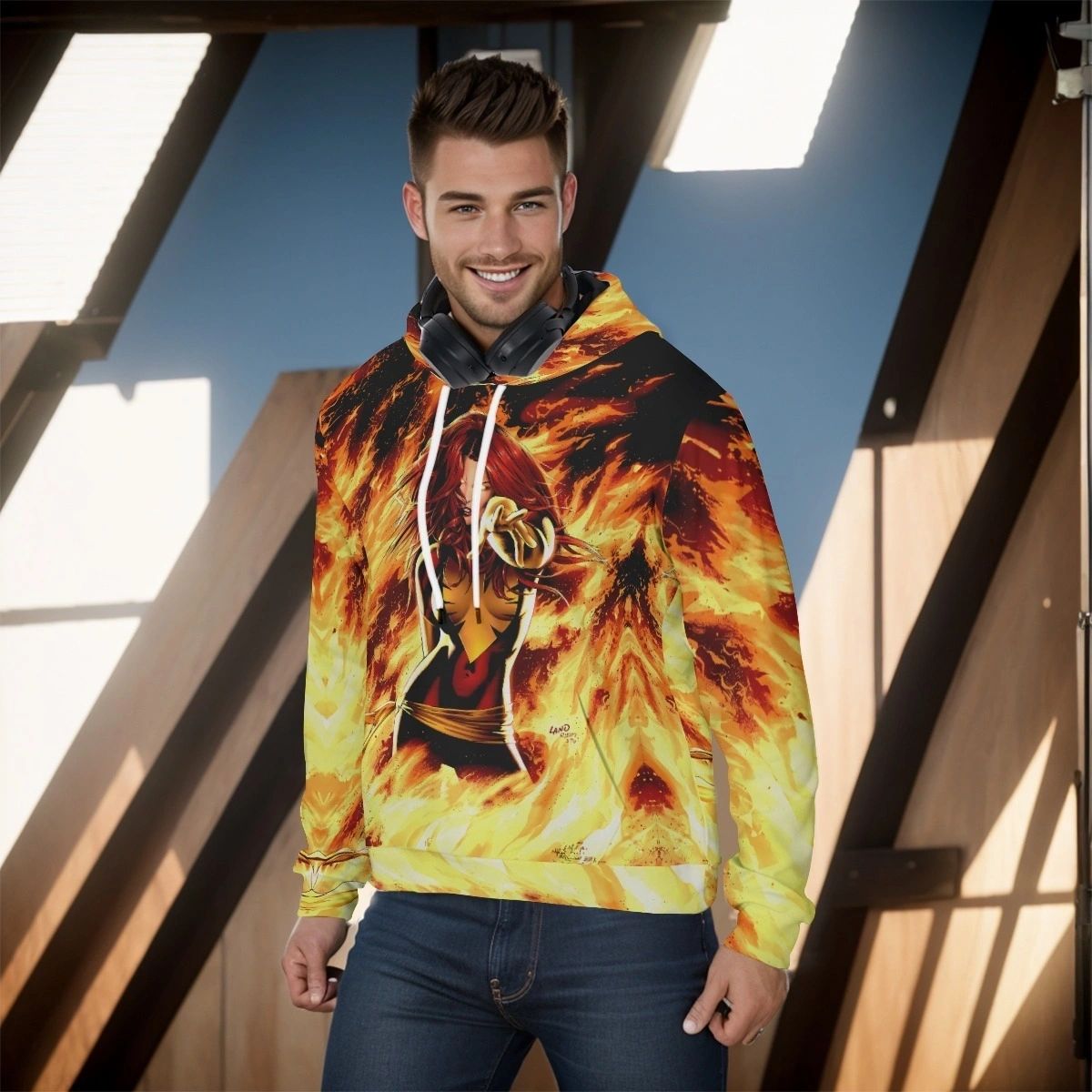 DARK PHONEIX HOODED SWEATSHIRT - SPECIAL BUY