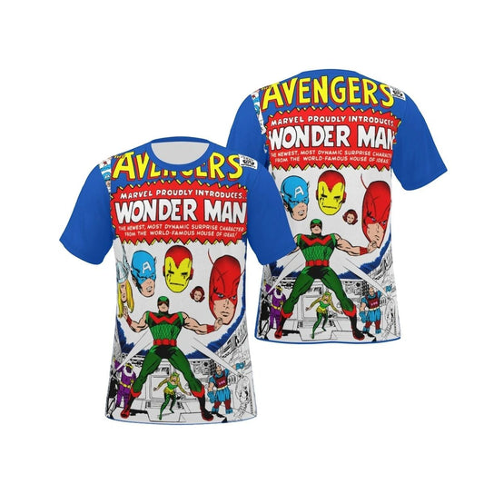 AVENGERS 9 ALL OVER PRINT SHIRT & TANK - FIRST WONDER MAN