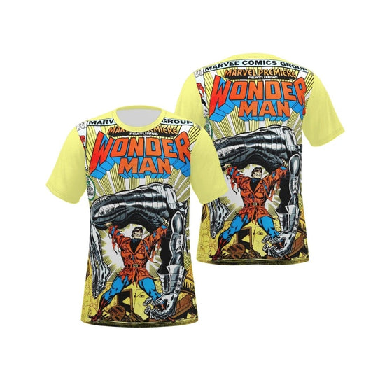 MARVEL PREMIER 55 ALL OVER PRINT SHIRT & TANK - WONDER MAN