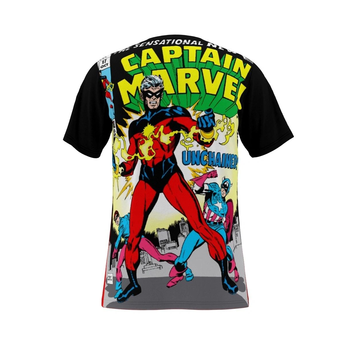 CAPTAIN MARVEL 17 ALL OVER PRINT SHIRT & TANK - CAPTAIN MARVELL