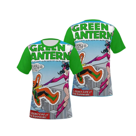 GREEN LANTERN 16 ALL OVER PRINT SHIRT AND TANK - STAR SAPPHIRE
