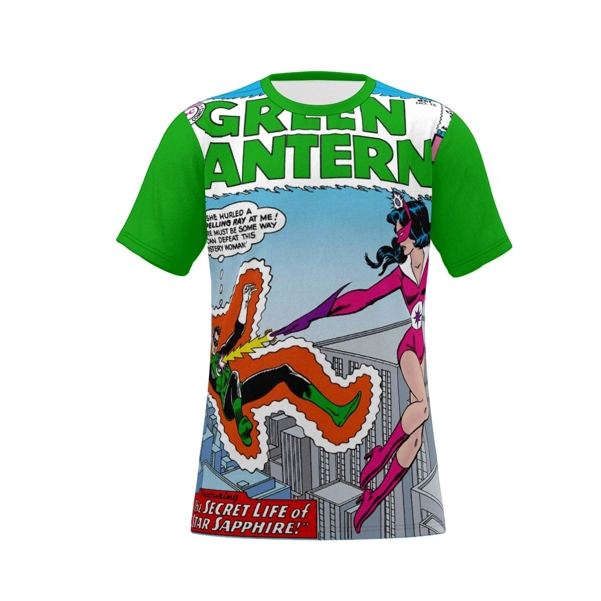 GREEN LANTERN 16 ALL OVER PRINT SHIRT AND TANK - STAR SAPPHIRE