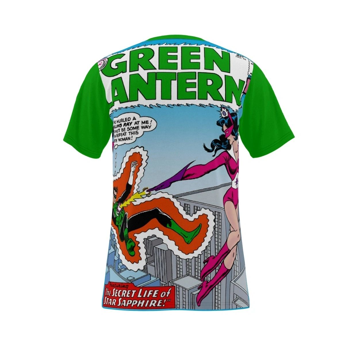 GREEN LANTERN 16 ALL OVER PRINT SHIRT AND TANK - STAR SAPPHIRE