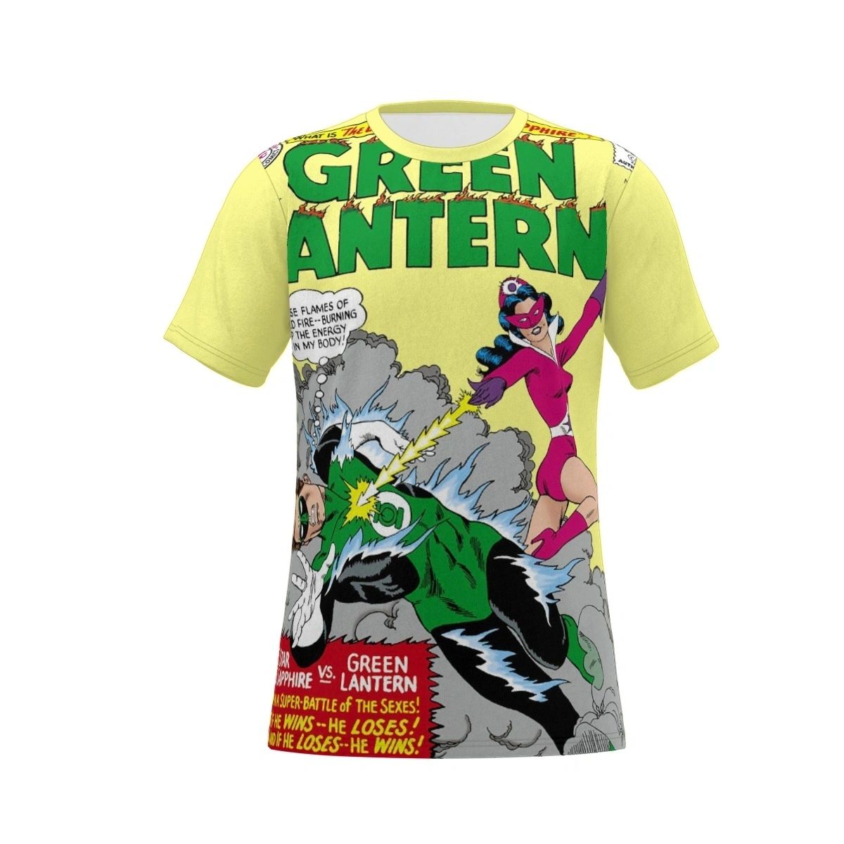 GREEN LANTERN 41 ALL OVER PRINT SHIRT AND TANK - STAR SAPPHIRE