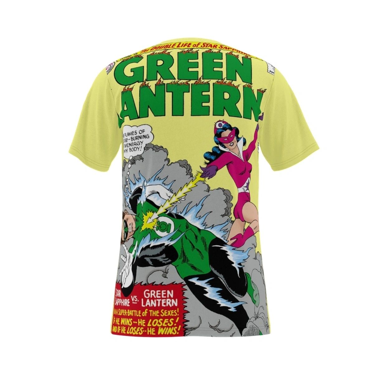 GREEN LANTERN 41 ALL OVER PRINT SHIRT AND TANK - STAR SAPPHIRE