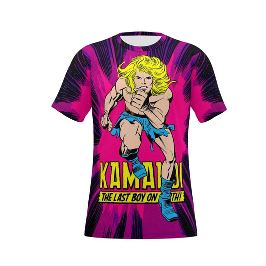 KAMANDI PURPLE ALL OVER PRINT SHIRT & TANK - JACK KIRBY