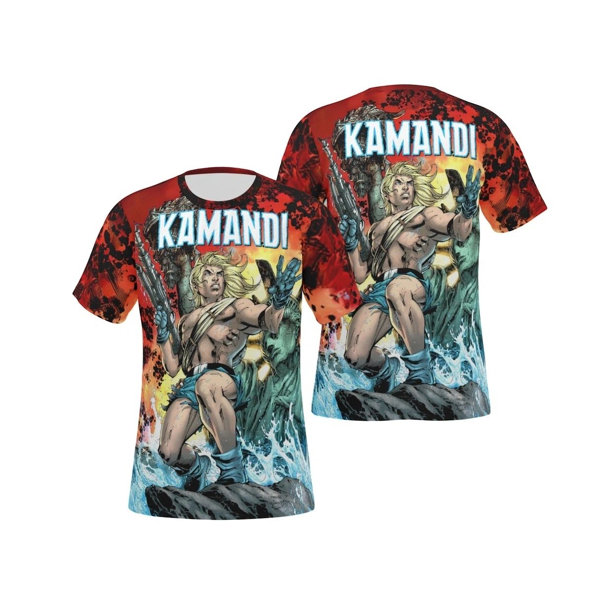 KAMANDI BY JIM LEE ALL OVER PRINT SHIRT & TANK