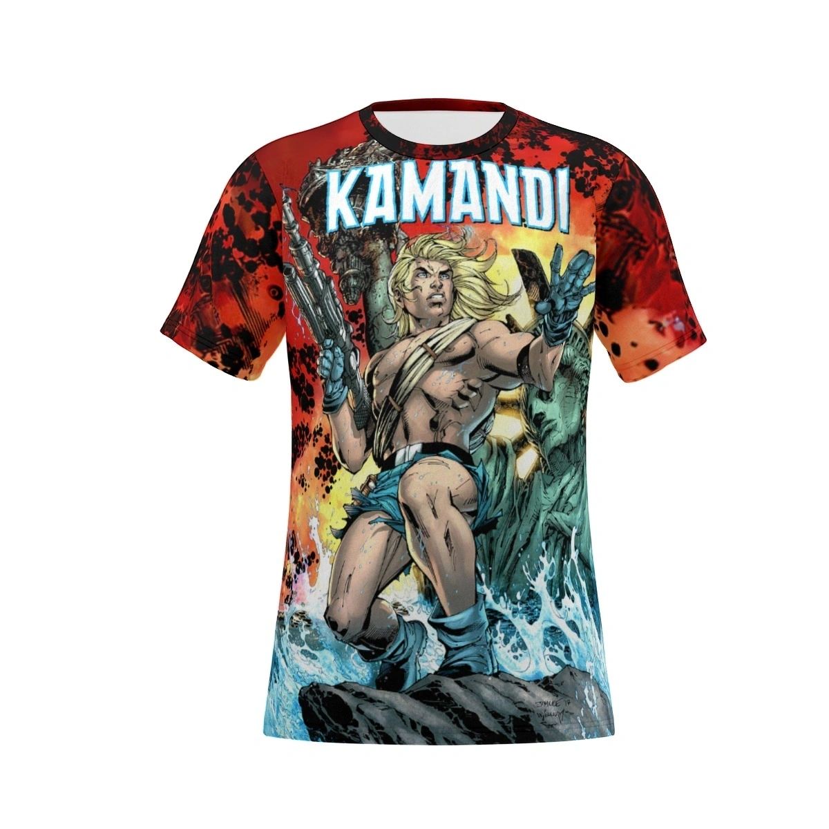 KAMANDI BY JIM LEE ALL OVER PRINT SHIRT & TANK