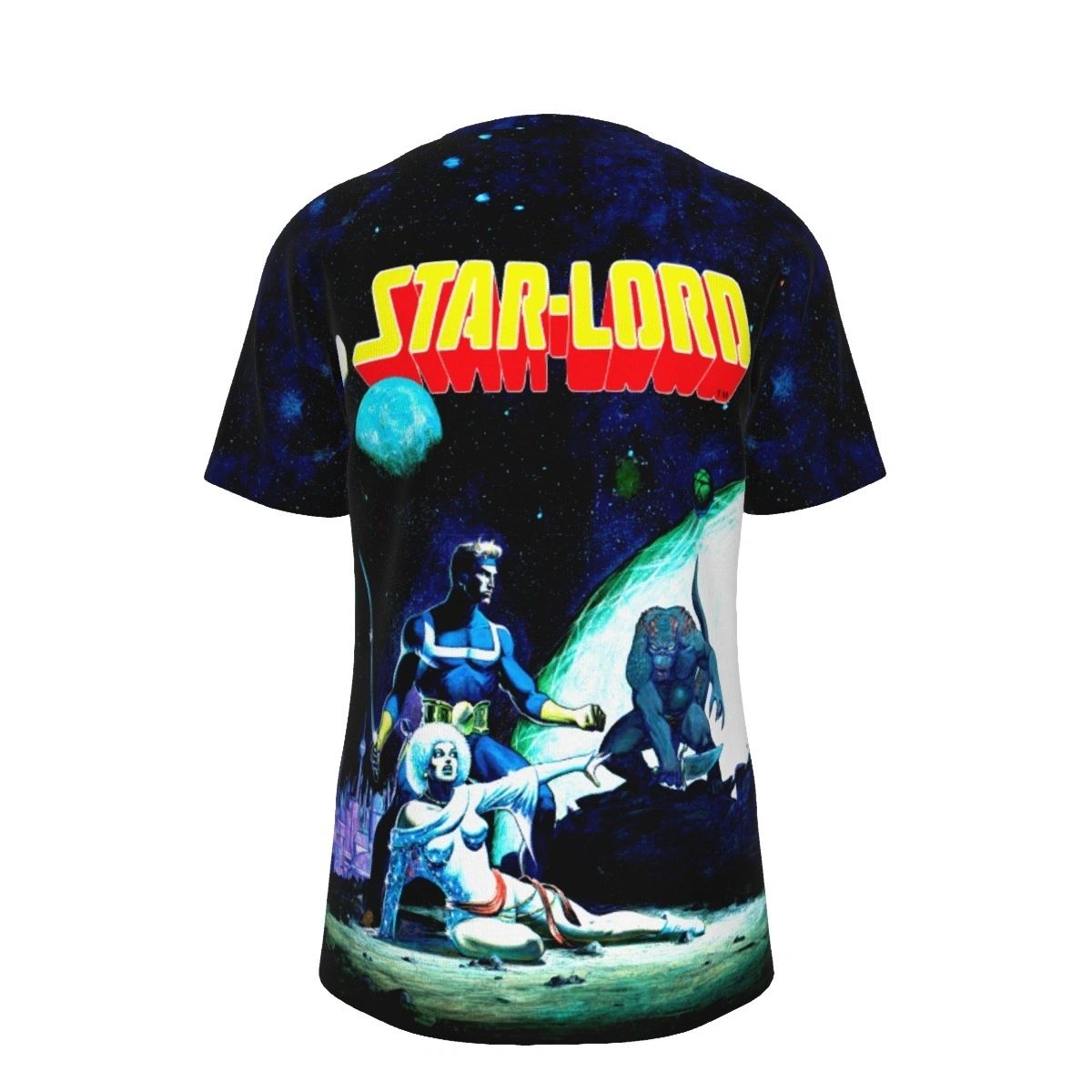 MARVEL PREVIEW 14 -STARLORD ALL OVER PRINT SHIRT & TANK