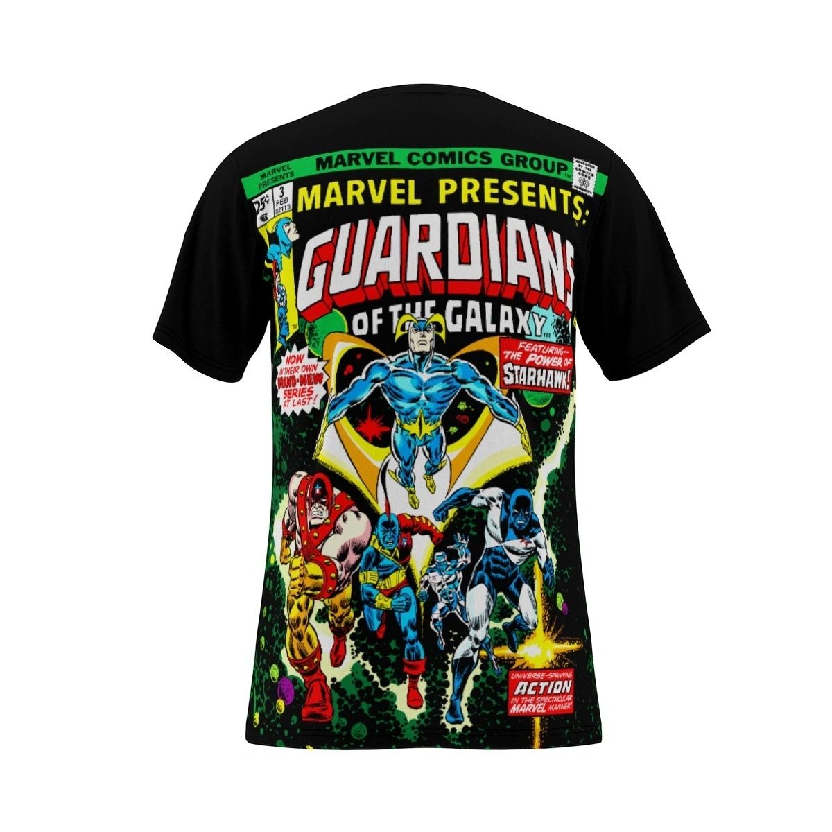 MARVEL PRESENTS 3 -GUARDIANS OF THE GALAXY ALL OVER PRINT SHIRT & TANK