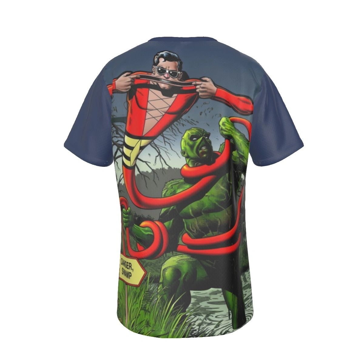 SWAMP THING & PLASTIC MAN BY BOLAND ALL OVER PRINT SHIRT & TANK