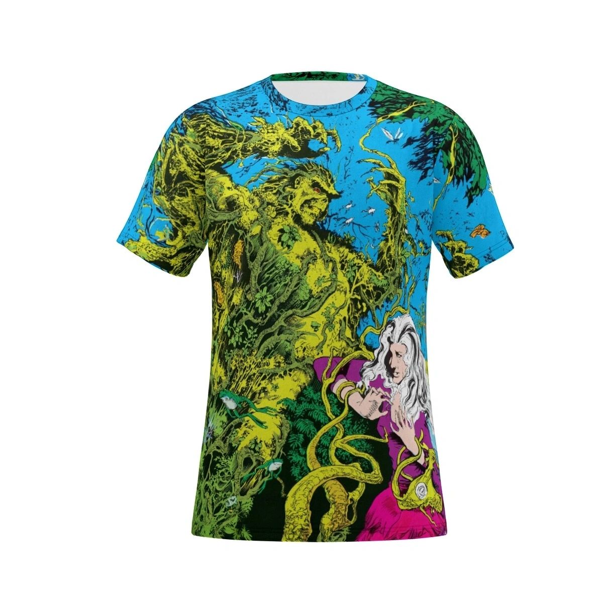 SAGA OF SWAMP THING & ABIGAIL ALL OVER PRINT SHIRT & TANK