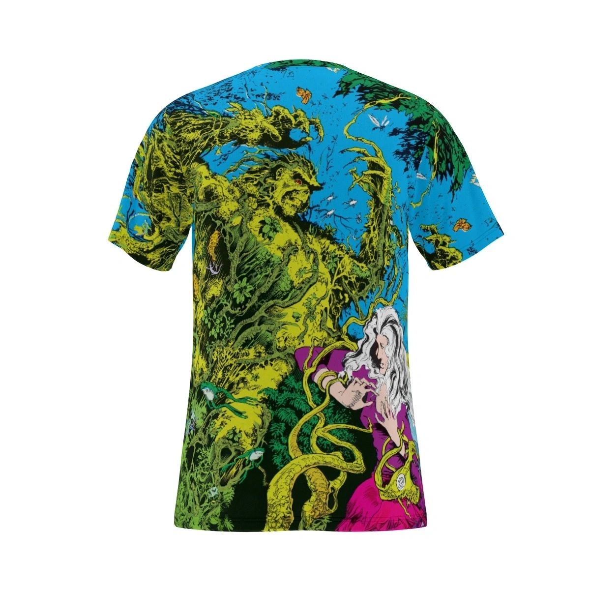 SAGA OF SWAMP THING & ABIGAIL ALL OVER PRINT SHIRT & TANK