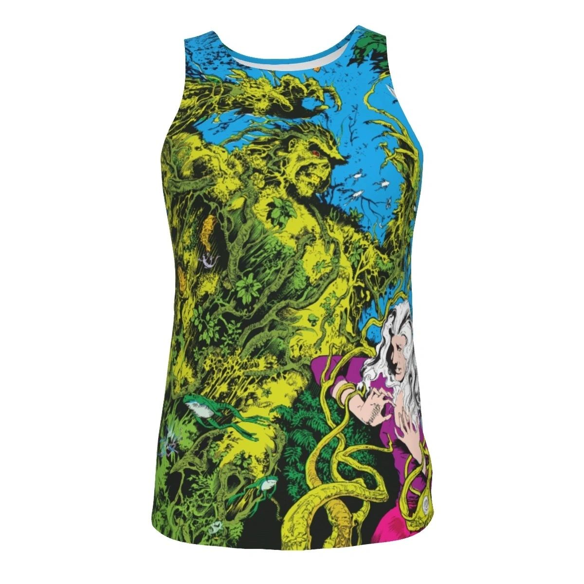 SAGA OF SWAMP THING & ABIGAIL ALL OVER PRINT SHIRT & TANK