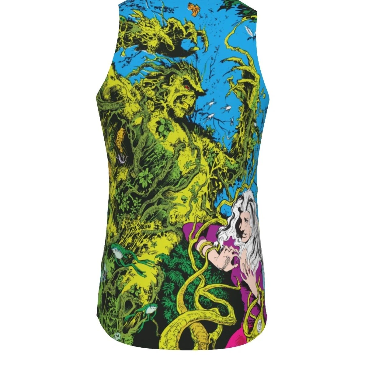 SAGA OF SWAMP THING & ABIGAIL ALL OVER PRINT SHIRT & TANK