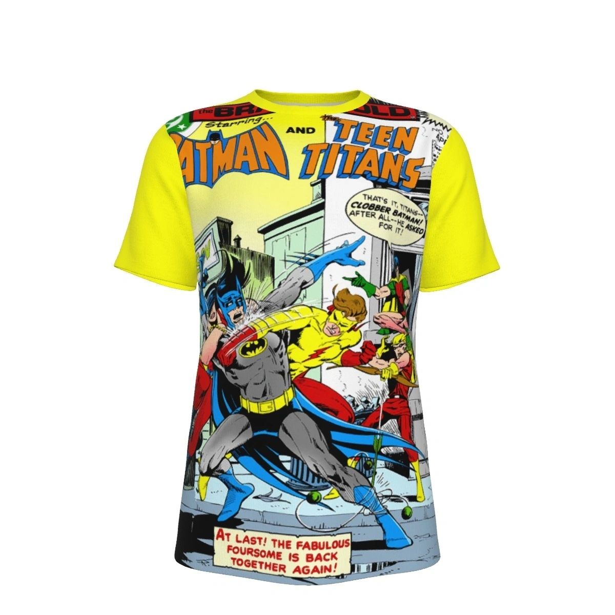 BRAVE & THE BOLD 149 ALL OVER PRINT SHIRT & TANK - KID FLASH