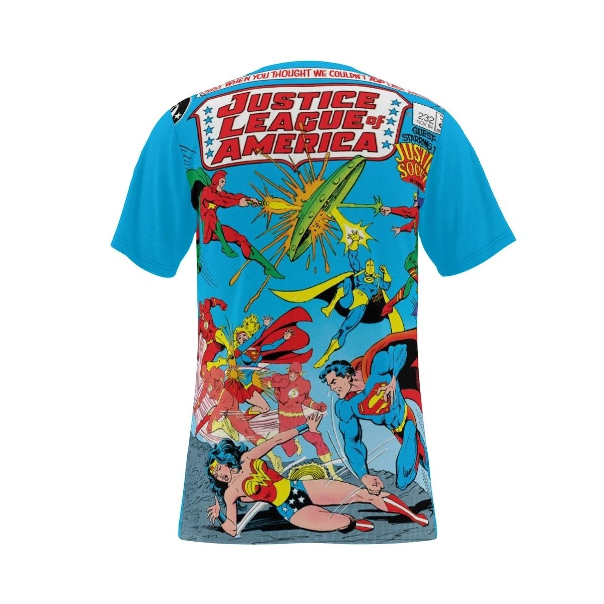 JLA 232 ALL OVER PRINT SHIRT, BUTTON UP & TANK- WONDER WOMAN