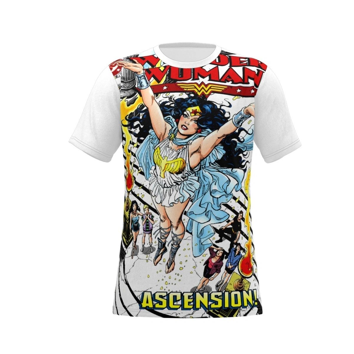WONDER WOMAN 127 V2 ALL OVER PRINT SHIRT, BUTTON UP & TANK