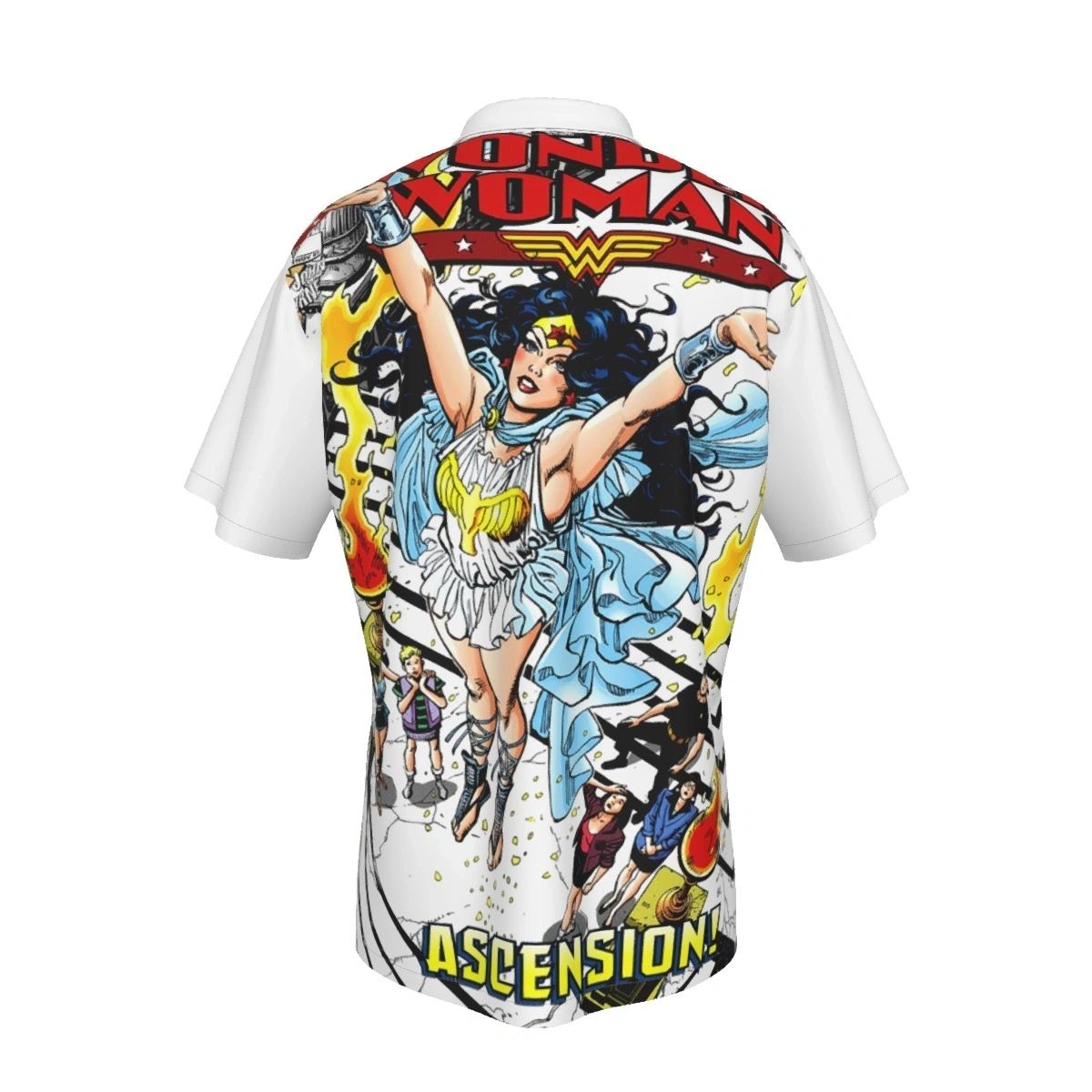 WONDER WOMAN 127 V2 ALL OVER PRINT SHIRT, BUTTON UP & TANK