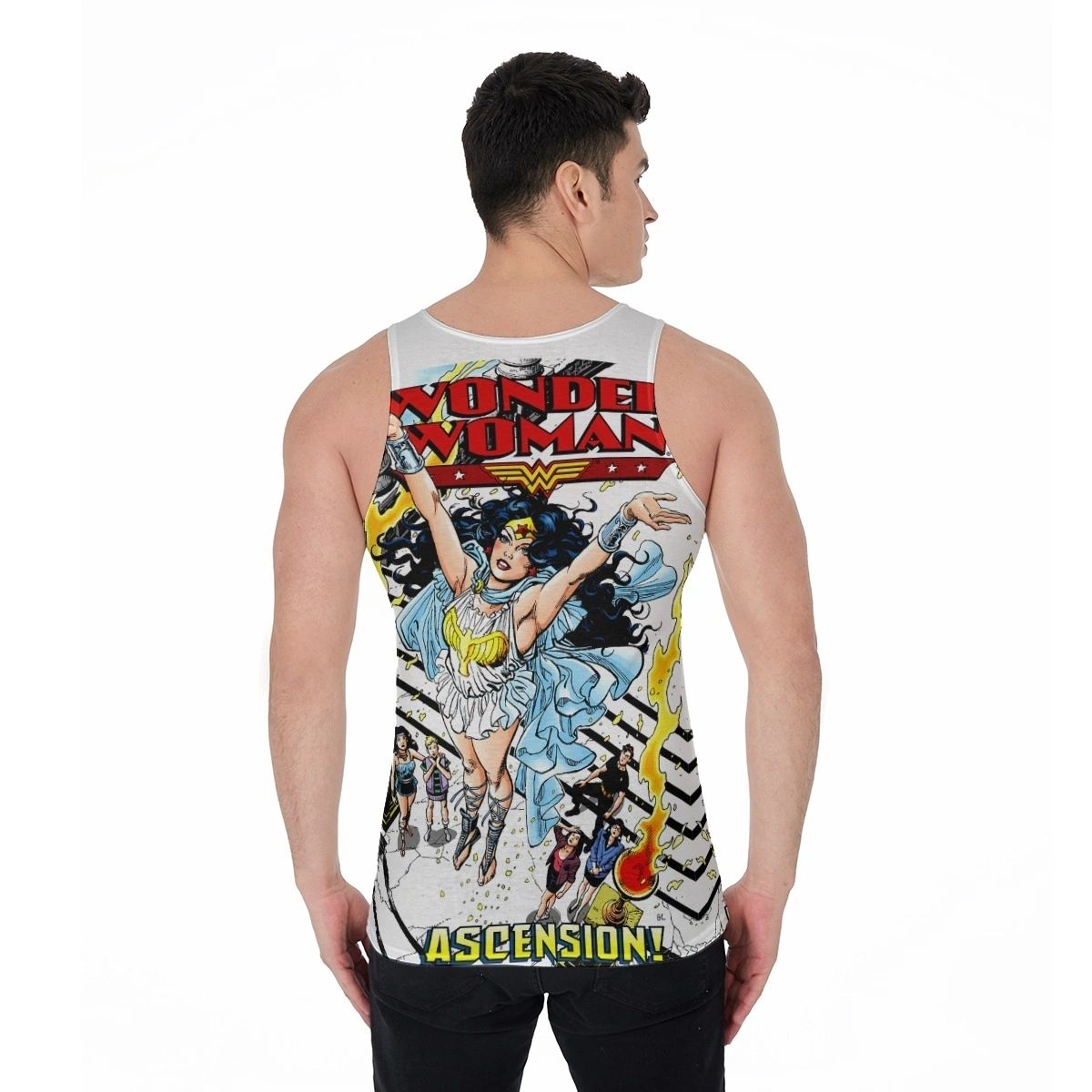 WONDER WOMAN 127 V2 ALL OVER PRINT SHIRT, BUTTON UP & TANK