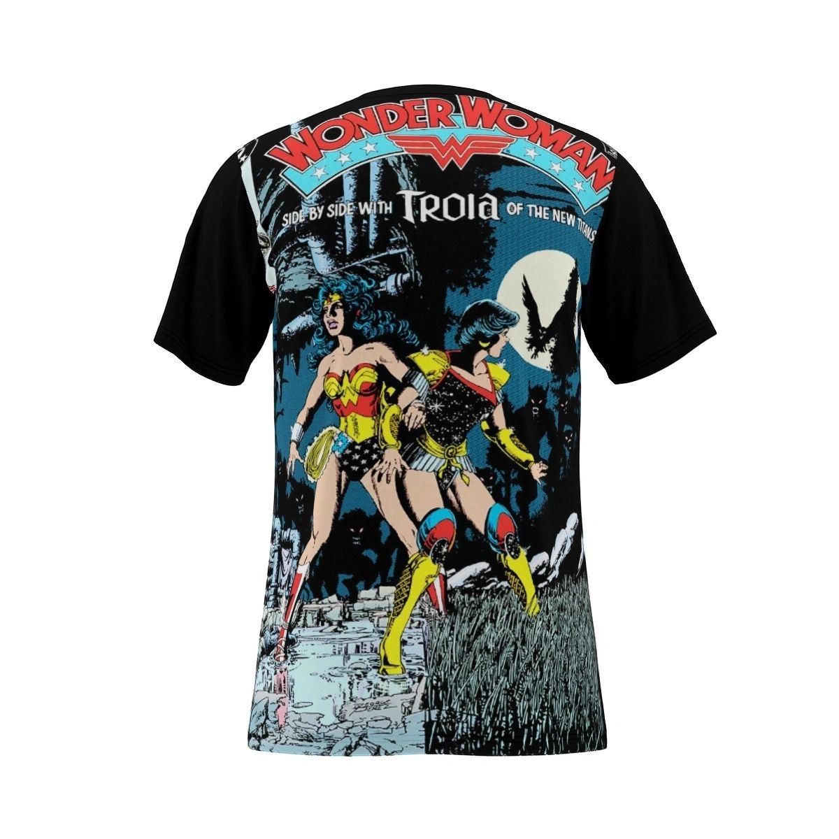WONDER WOMAN 47 V2 ALL OVER PRINT SHIRT, BUTTON UP & TANK
