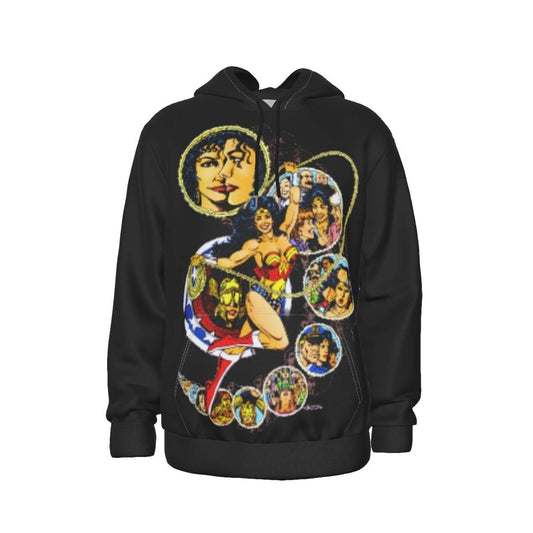 WONDER WOMAN PEREZ PINUP HOODIE SWEATSHIRT - SPECIAL BUY