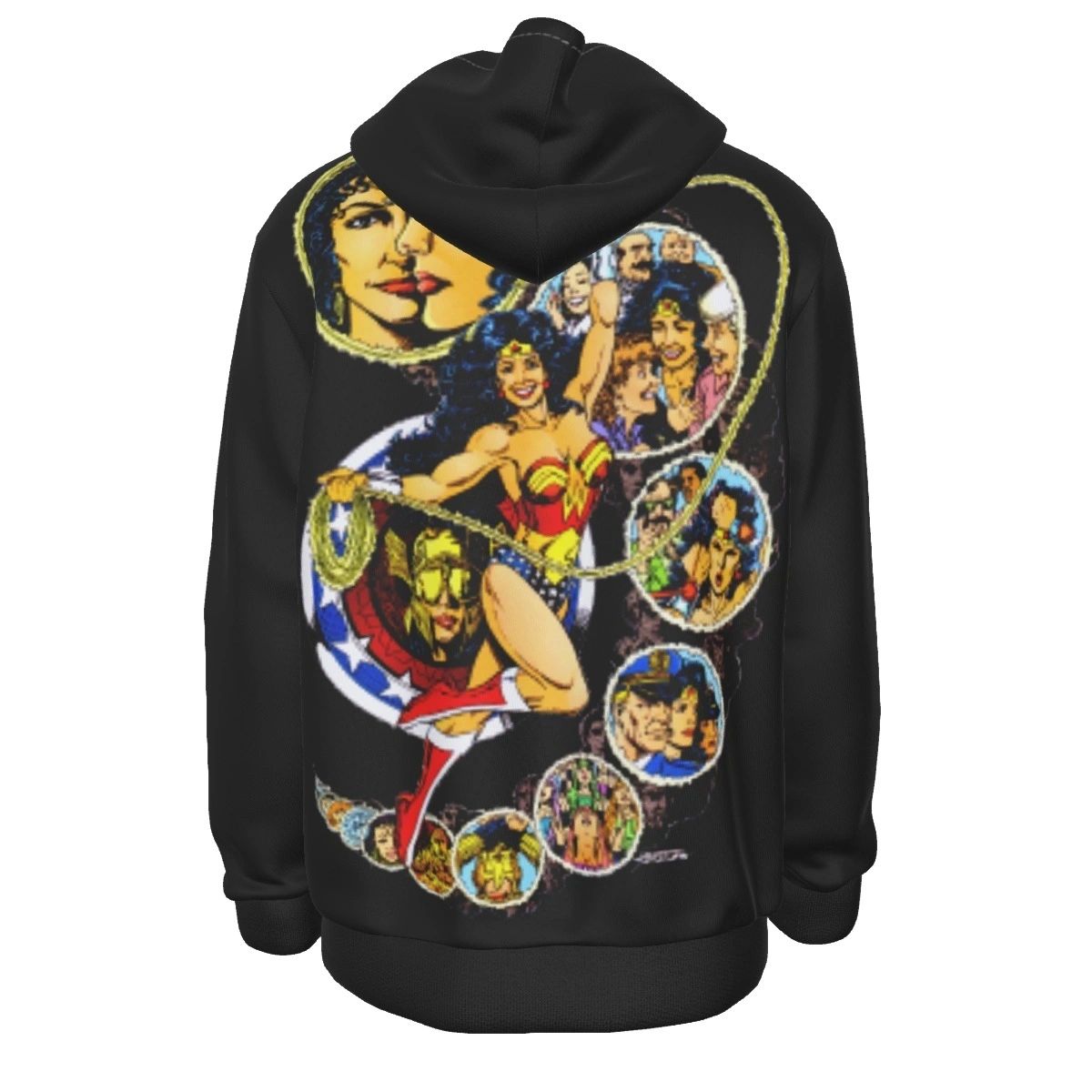 WONDER WOMAN PEREZ PINUP HOODIE SWEATSHIRT - SPECIAL BUY