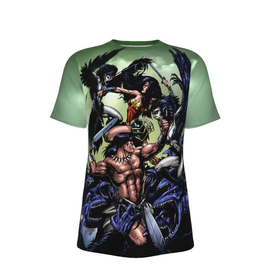 WONDER WOMAN CONAN 6 ALL OVER PRINT SHIRT & TANK