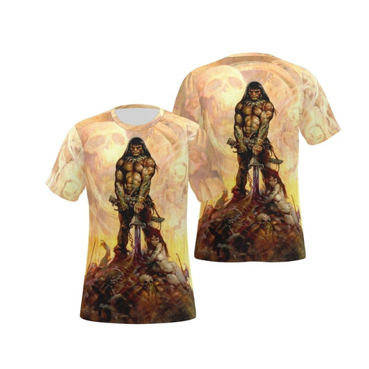 CONAN BY FRANK FRAZETTA ALL OVER PRINT SHIRT & TANK