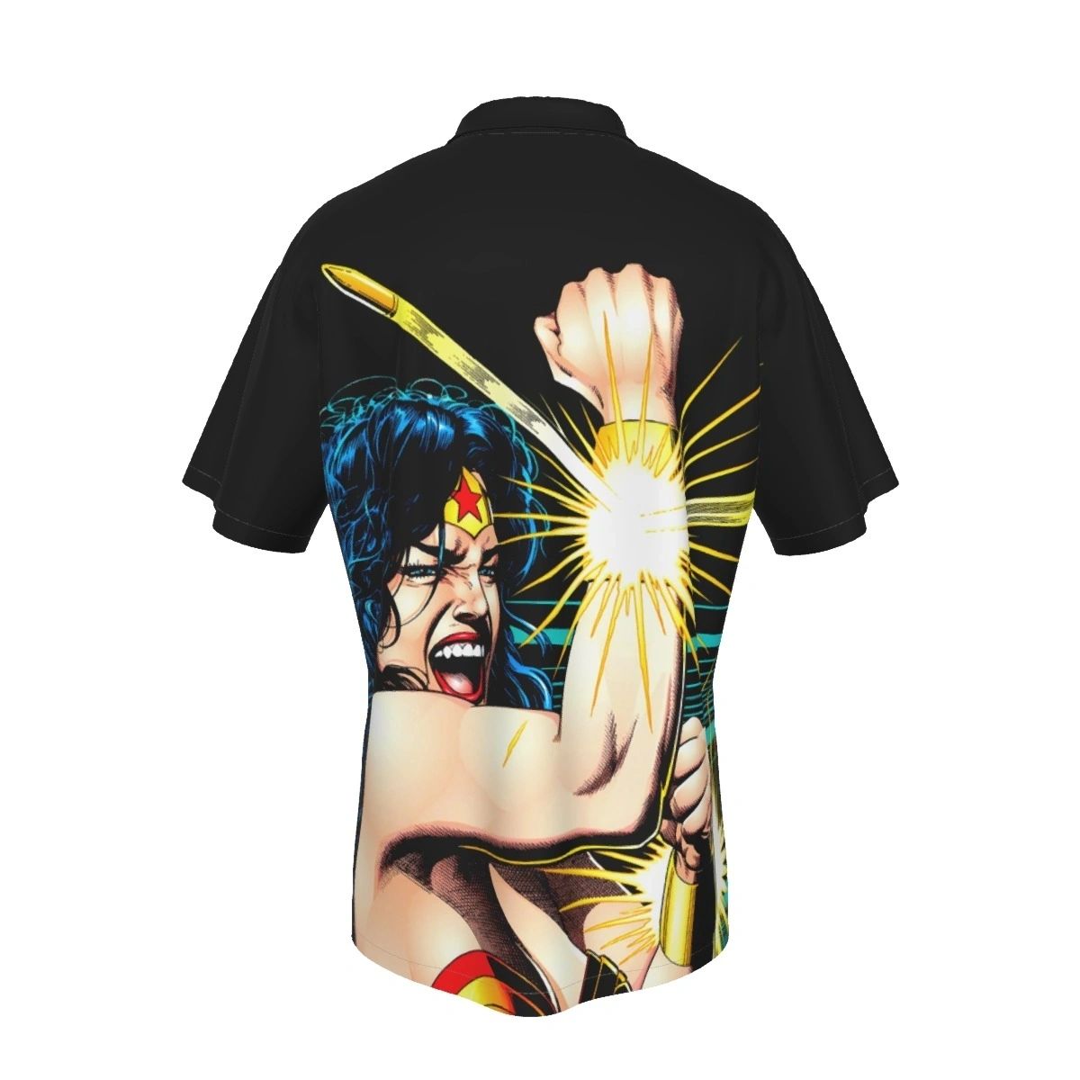 WONDER WOMAN BOLAND PINUP ALL OVER PRINT SHIRT & TANK