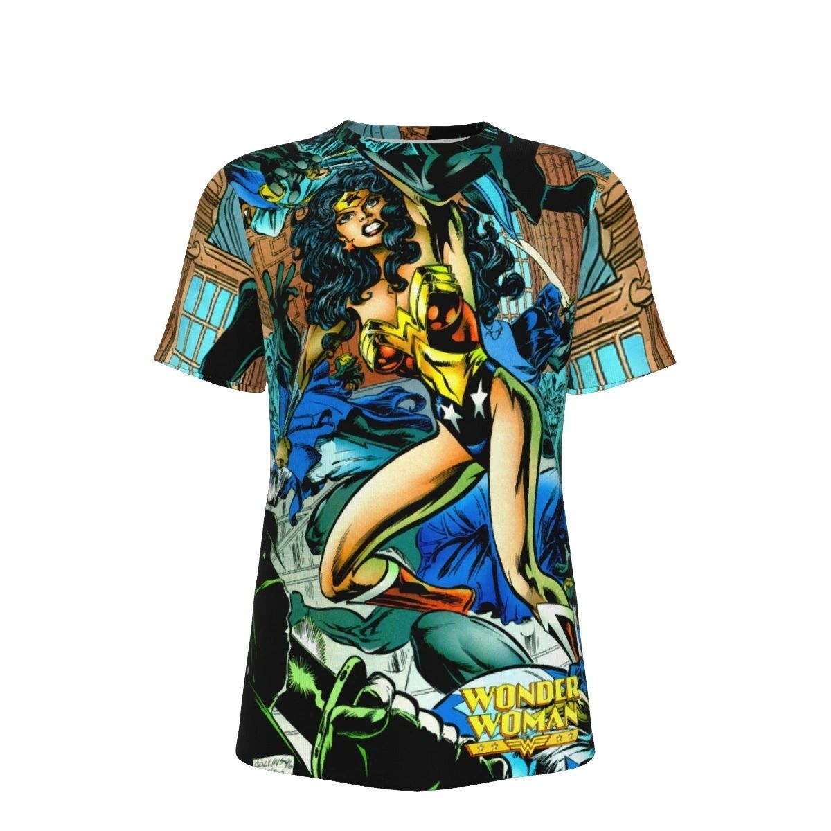WONDER WOMAN PLUS ALL OVER PRINT SHIRT & TANK