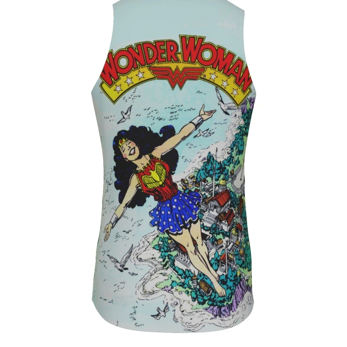 WONDER WOMAN 36 ALL OVER PRINT SHIRT & TANK