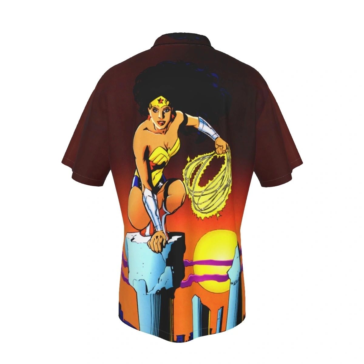 WONDER WOMAN STUART IMMOMEN PINUP ALL OVER PRINT SHIRT & TANK