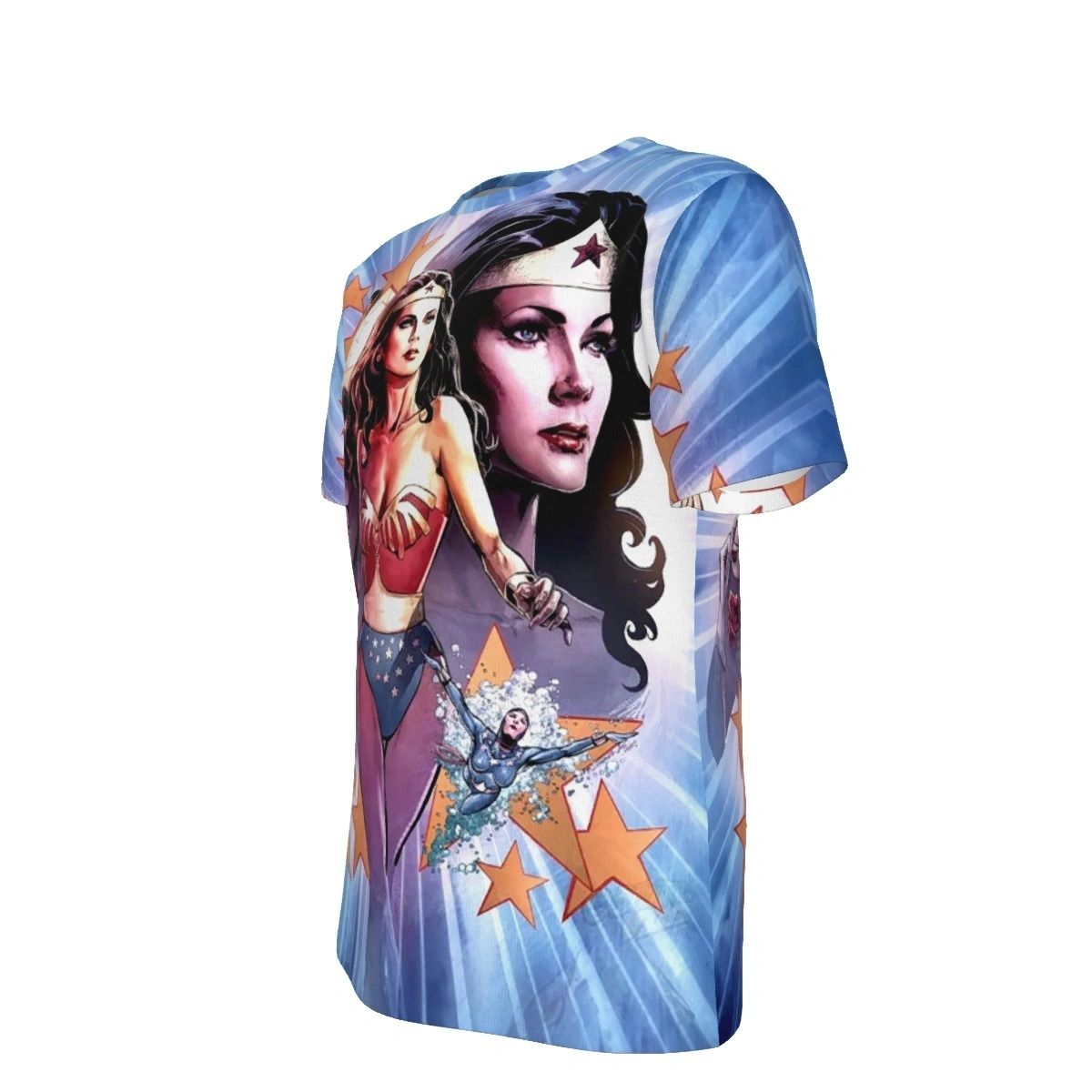 WONDER WOMAN 77 LINDA CARTER ALL OVER PRINT SHIRT & TANK
