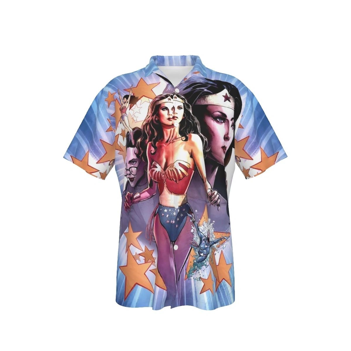 WONDER WOMAN 77 LINDA CARTER ALL OVER PRINT SHIRT & TANK