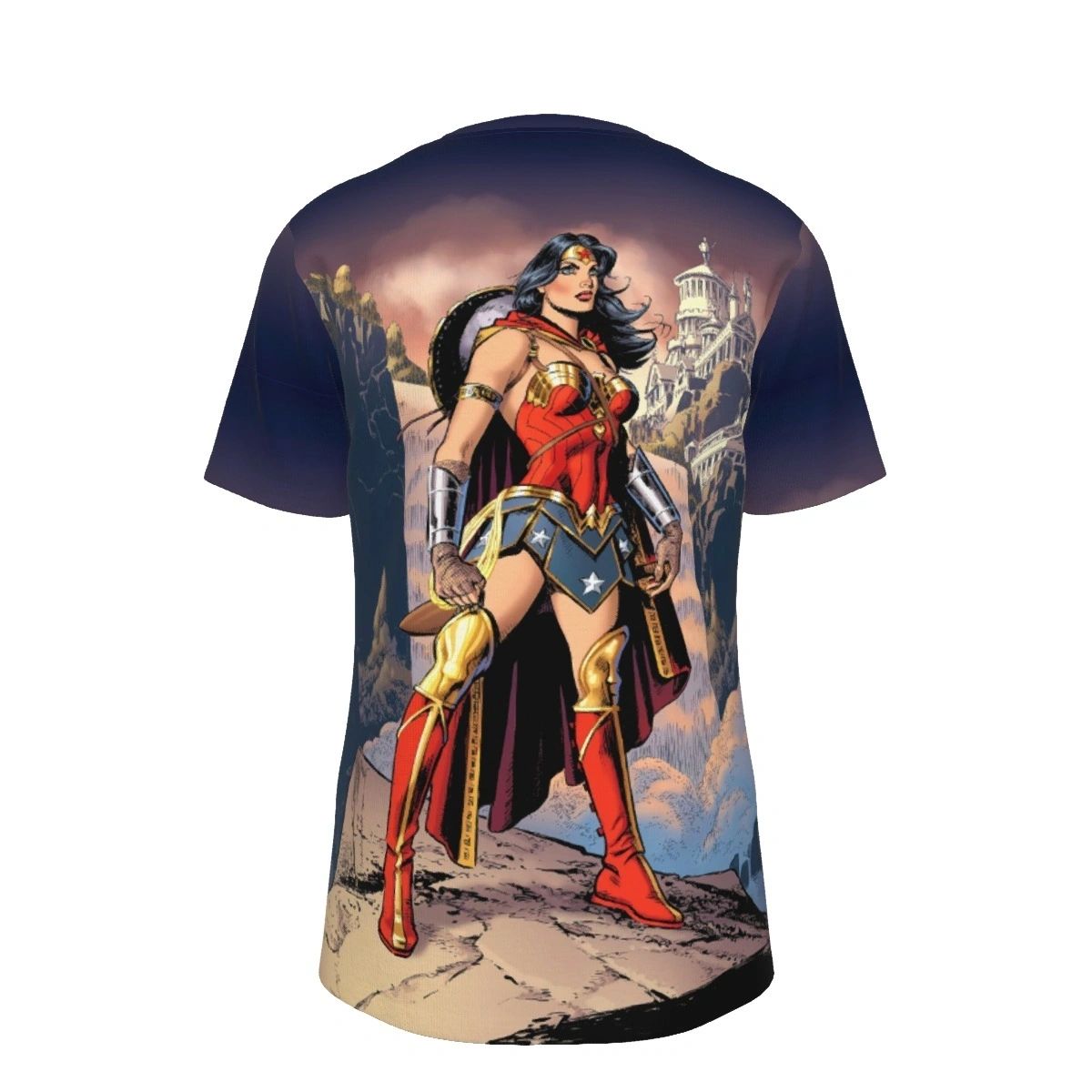 WONDER WOMAN JOSE LUIZ GARCIA LOPEZ PIN UP ALL OVER PRINT SHIRT & TANK