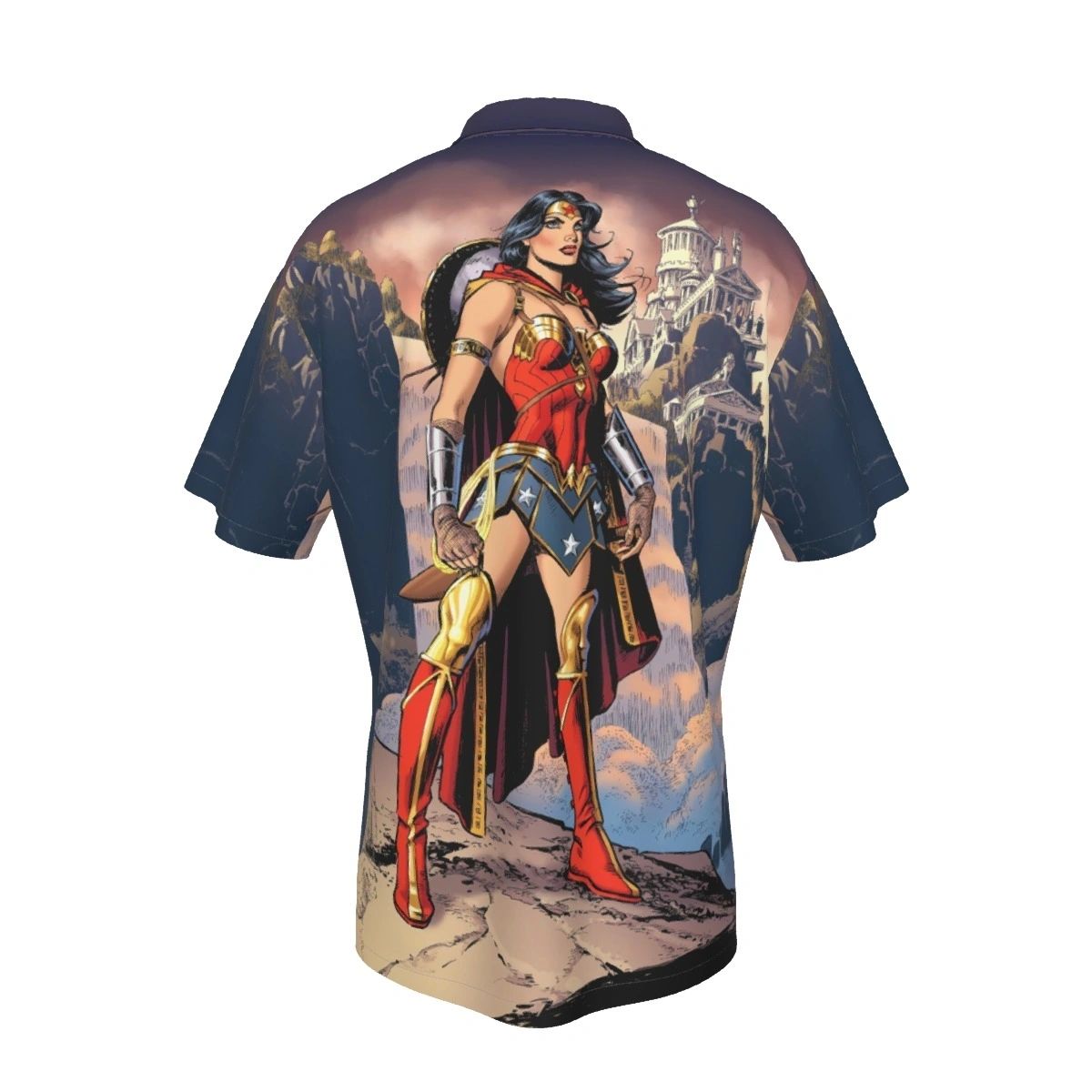 WONDER WOMAN JOSE LUIZ GARCIA LOPEZ PIN UP ALL OVER PRINT SHIRT & TANK