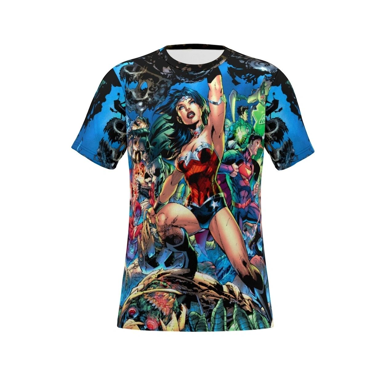 WONDER WOMAN NEW 52 BATTLE ALL OVER PRINT SHIRT & TANK